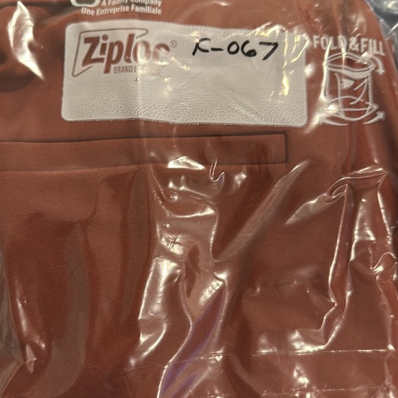 Halogen Tie Waist Twill Ankle High Rise Career Dress Pants Brown Rust Women’s 8 - Picture 10 of 10